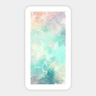 Marble Blue Colada Phone Case Sticker